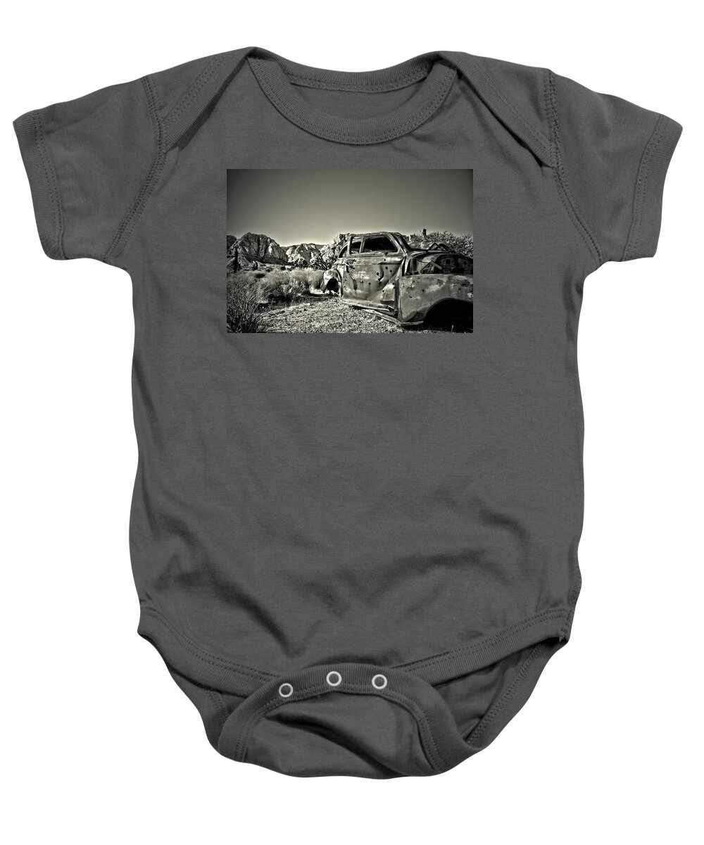 Chevy Baby Onesie featuring the photograph Bullet Nights by Mark Ross
