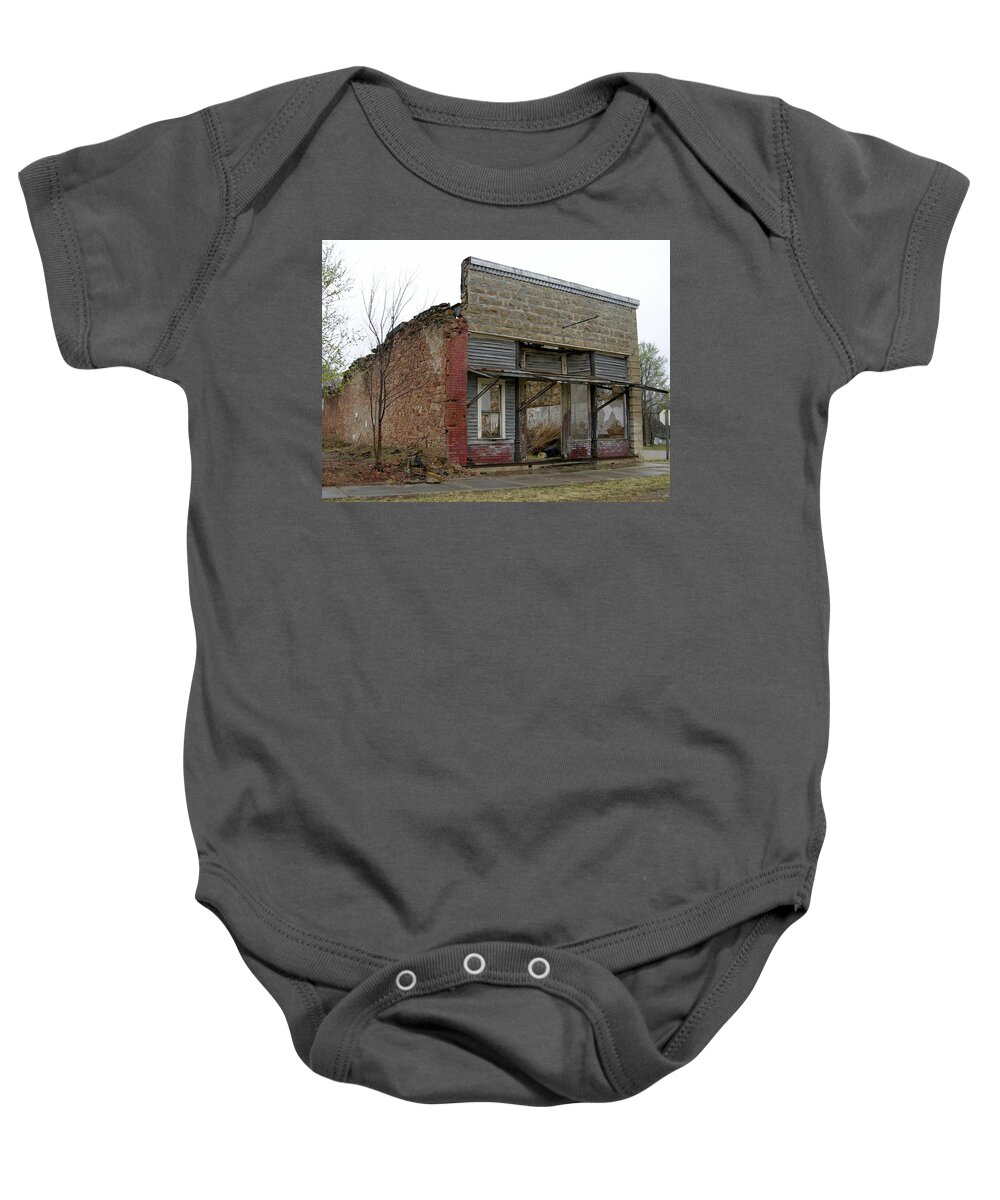 Abandoned Baby Onesie featuring the photograph Cat in Elk Falls by Keith Stokes