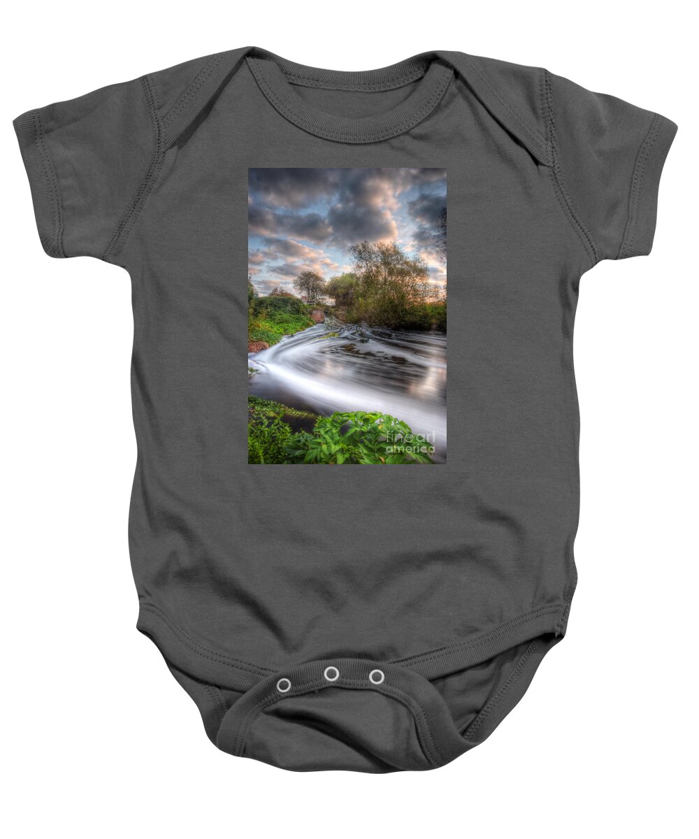 Hdr Baby Onesie featuring the photograph Gush Forth 1.0 by Yhun Suarez