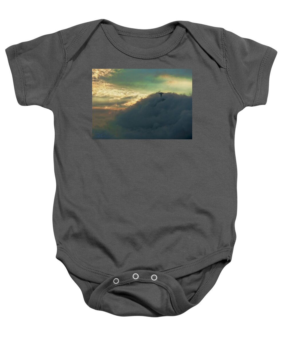 Clouds Baby Onesie featuring the photograph Illusion by S Paul Sahm