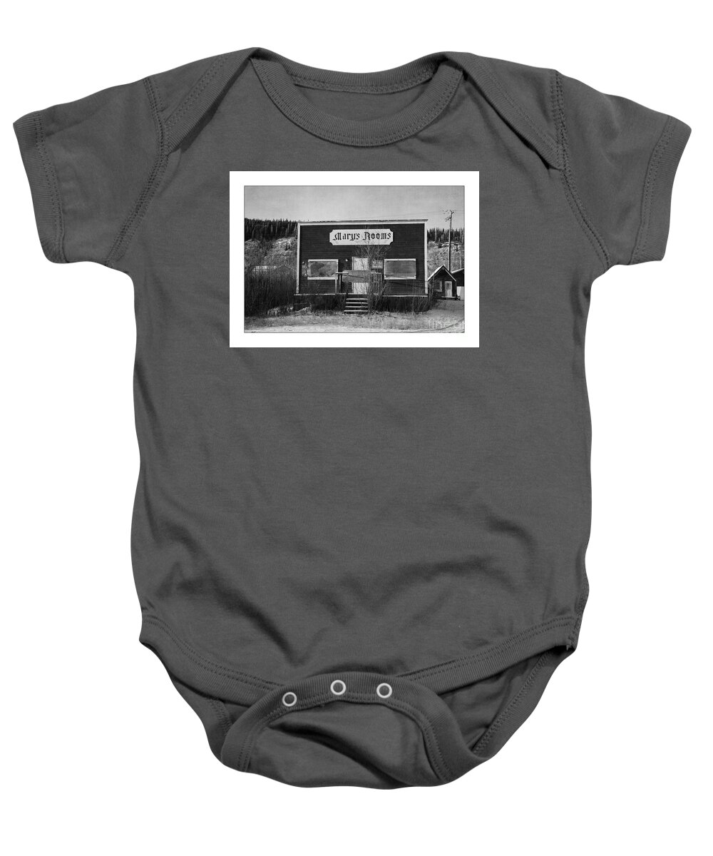 Old Baby Onesie featuring the photograph Mary's Rooms by Priska Wettstein