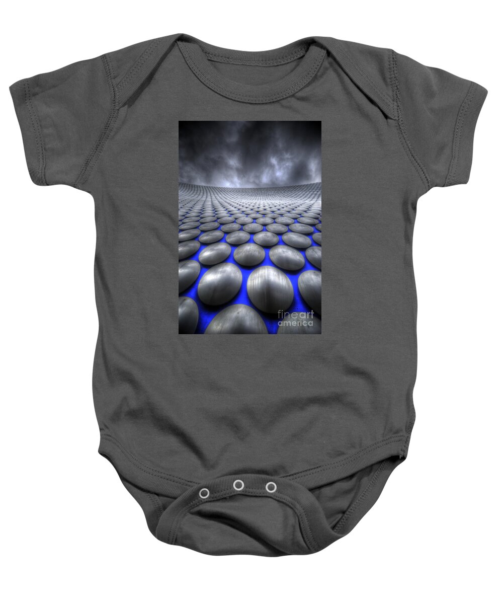 Hdr Baby Onesie featuring the photograph Mercury Drops by Yhun Suarez