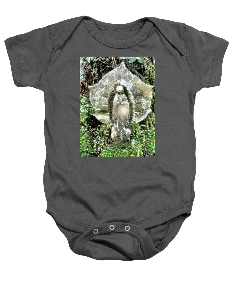 Garden Baby Onesie featuring the photograph Miracle In My Garden by Rory Siegel