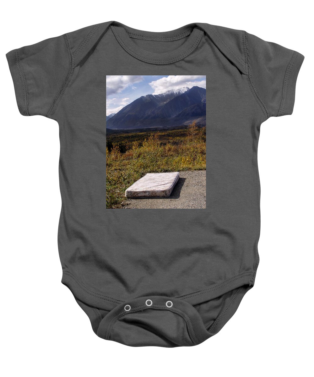 Alaska Baby Onesie featuring the photograph Rest and Enjoy the Great Outdoors by Karen Lee Ensley