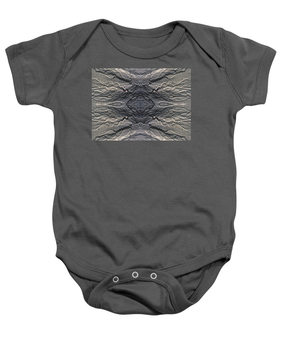 Beach Baby Onesie featuring the photograph Sand Pathmen at Wells by Nancy Griswold