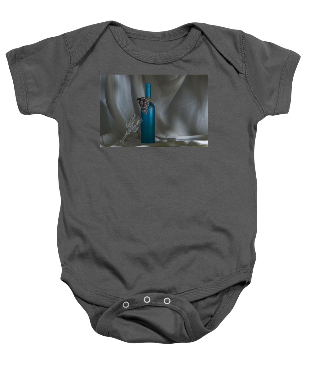 Wine Bottle Baby Onesie featuring the photograph The morning after by Steven Richardson
