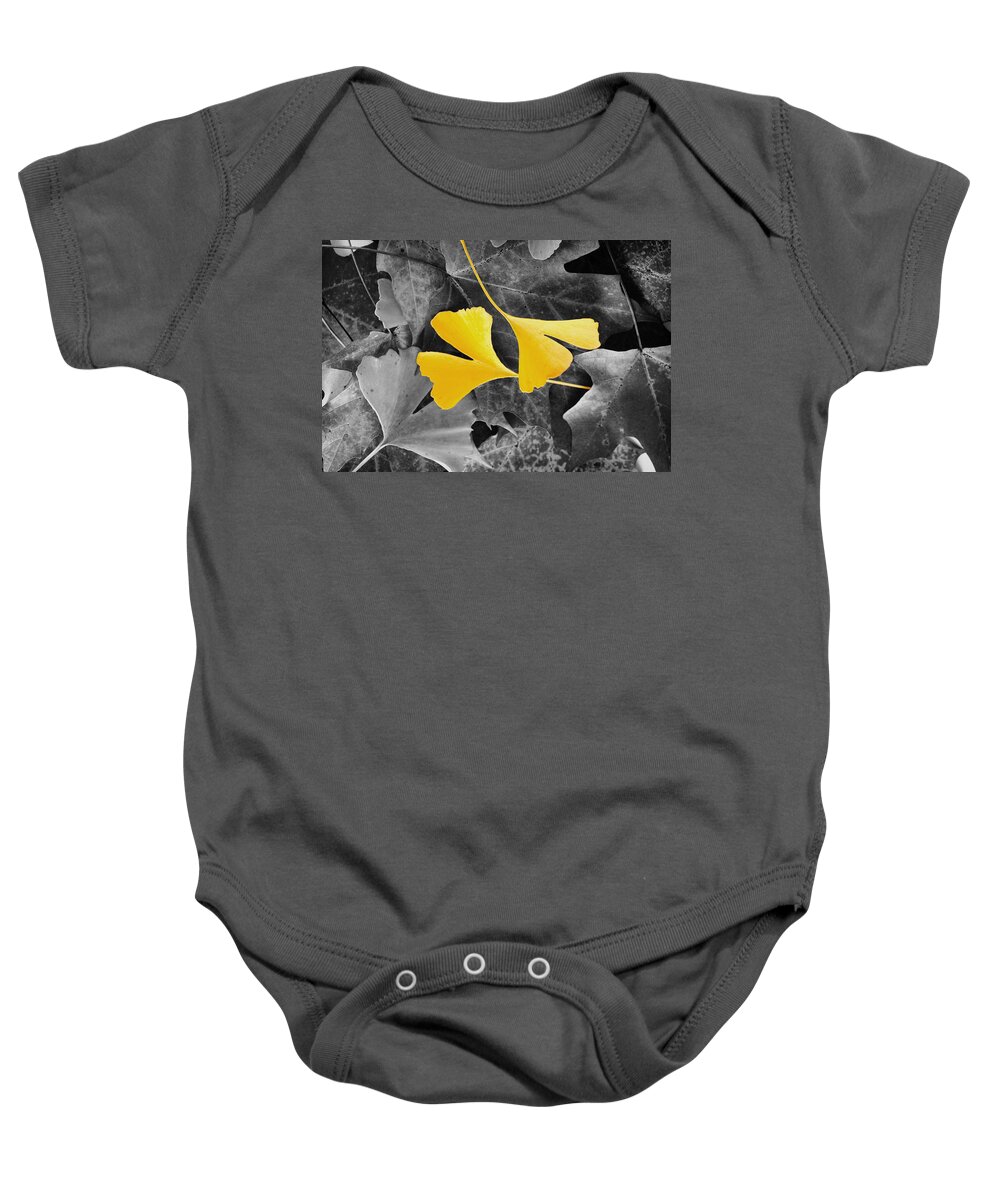 Autumn Baby Onesie featuring the photograph Touch of Color by Joye Ardyn Durham