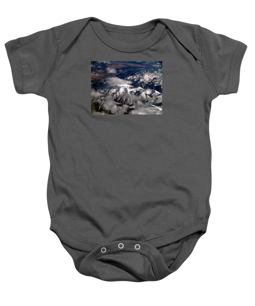 Fine Art Photography Baby Onesie featuring the photograph View from Above III by Patricia Griffin Brett