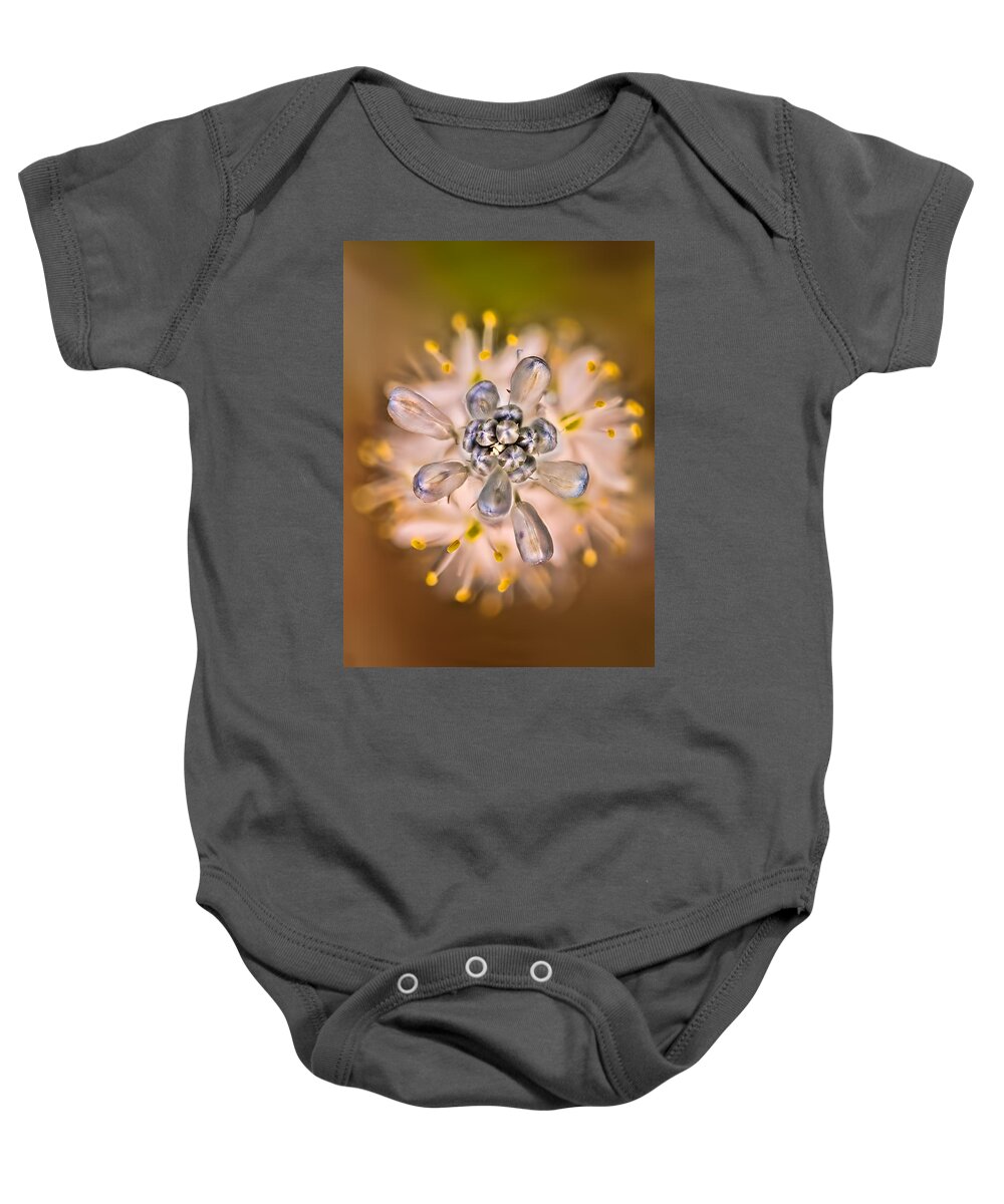 2012 Baby Onesie featuring the photograph Wild Hyacinth by Robert Charity