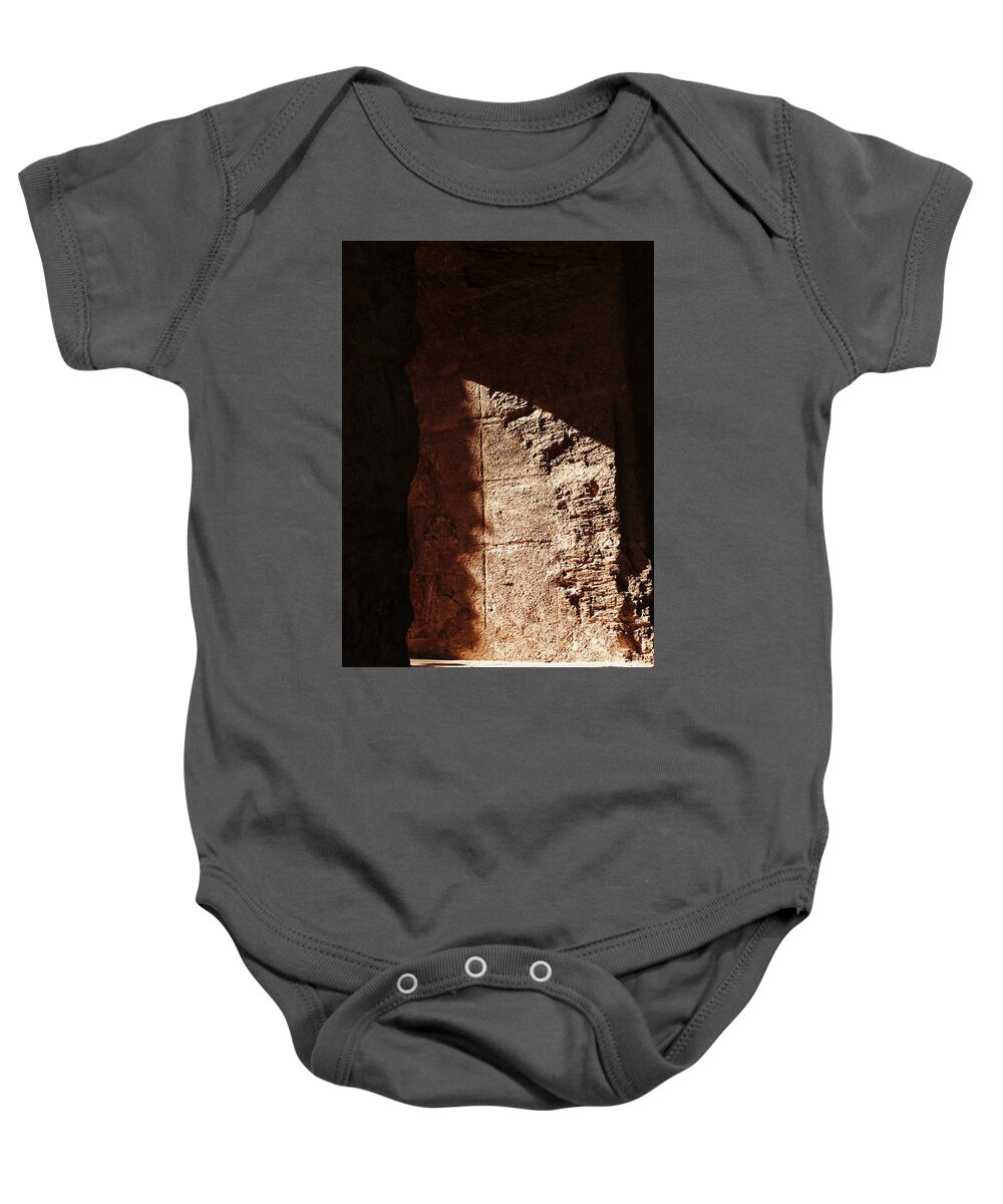 Sombra Baby Onesie featuring the photograph Window to the shadows by Agusti Pardo Rossello