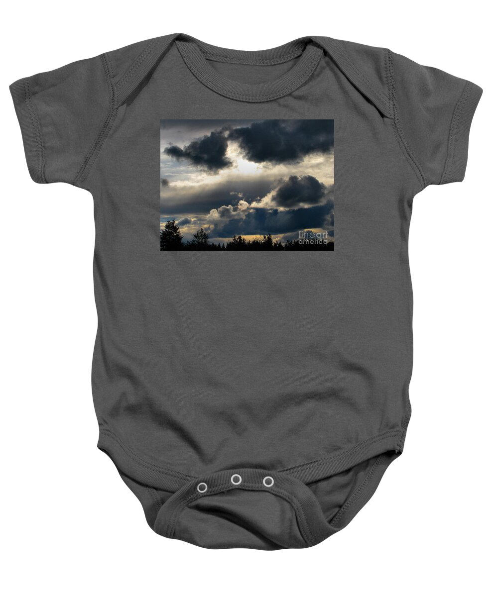 Winter Baby Onesie featuring the photograph Winter Approaching by Rory Siegel