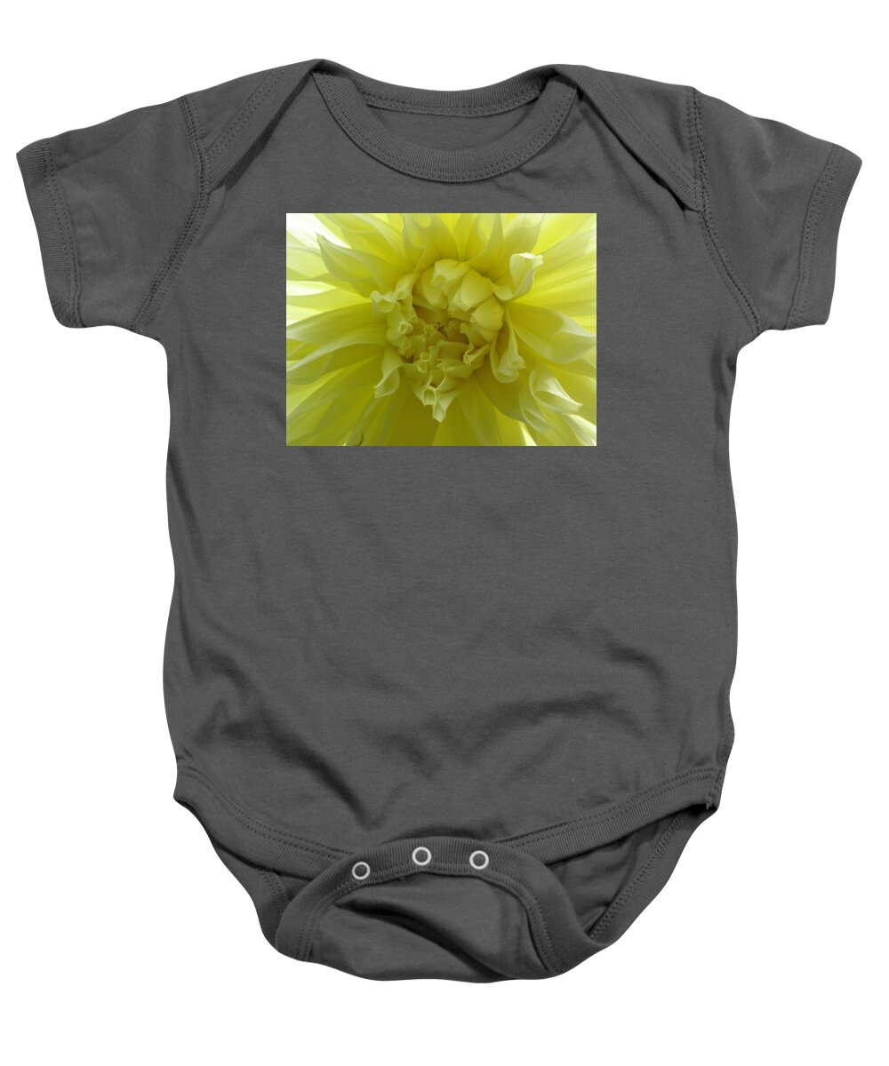 Yellow Baby Onesie featuring the photograph Yellow Sunshine by Kim Galluzzo Wozniak