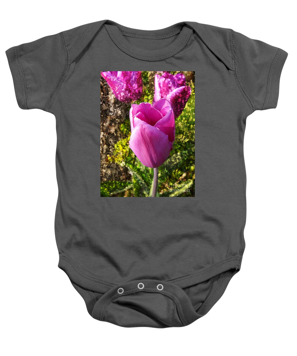 Tulip Baby Onesie featuring the photograph A Perfect Tulip by Brenda Kean