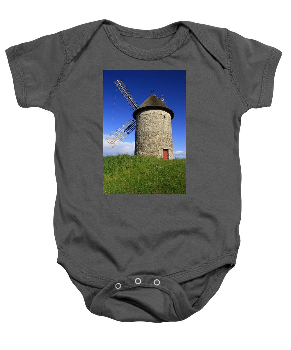 Buildings Baby Onesie featuring the photograph The Old Mill by Martina Fagan