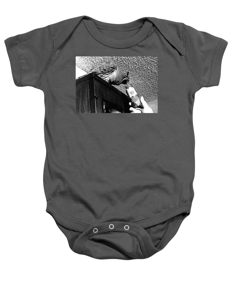 Nature Baby Onesie featuring the photograph 06_Peep became so dedicated by Christopher Plummer