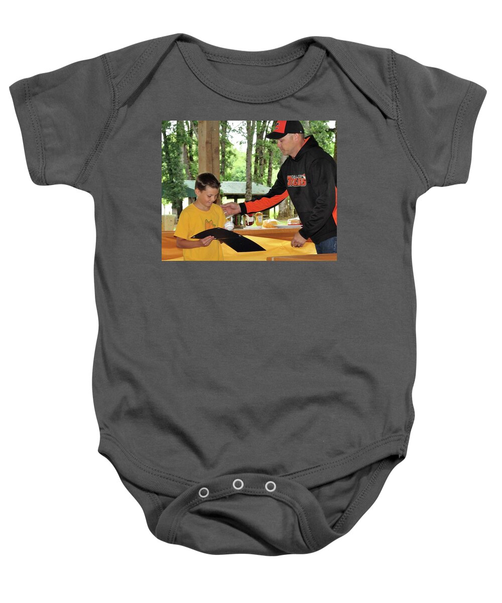  Baby Onesie featuring the photograph 9795 by Jerry Sodorff