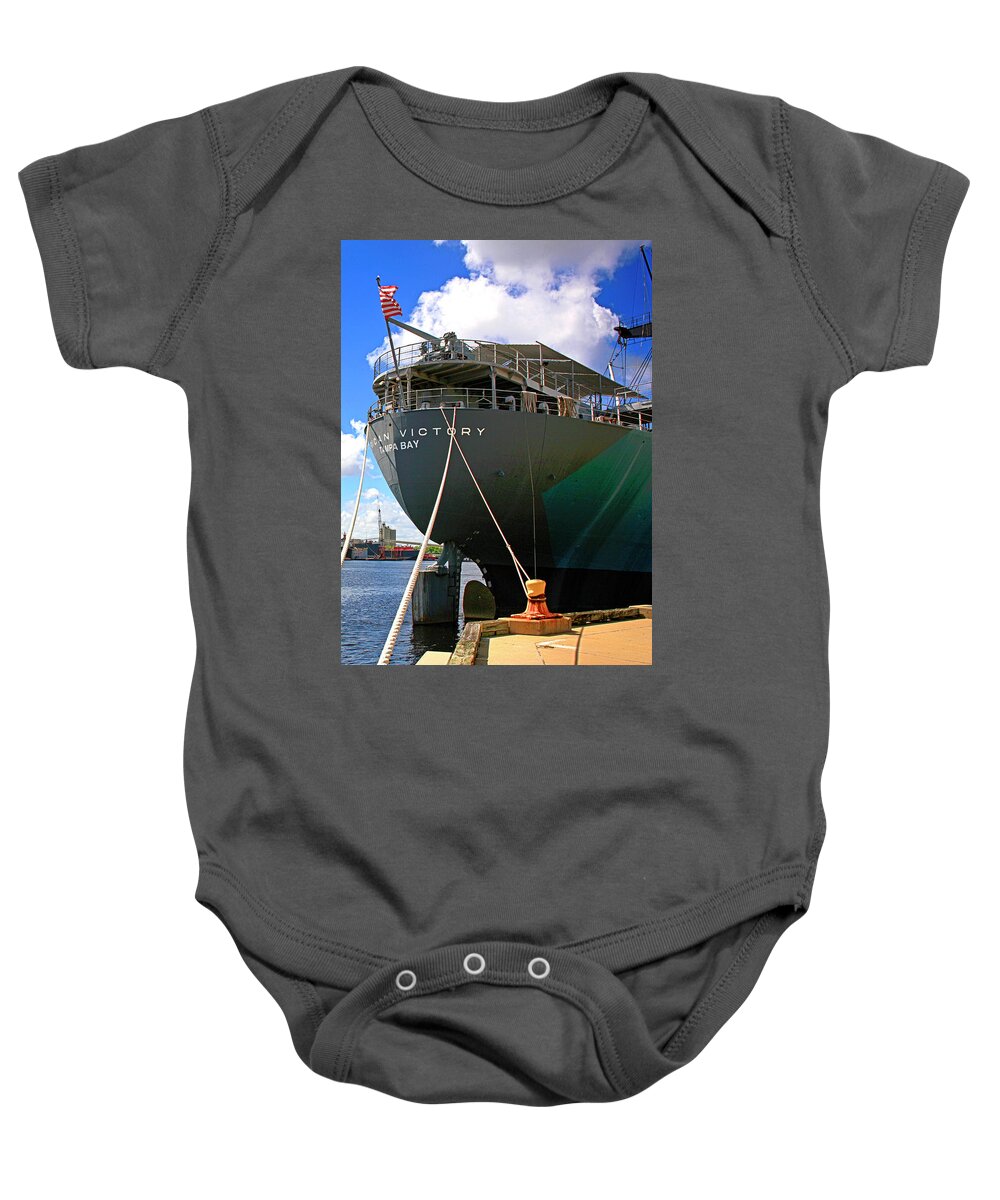 American Victory Baby Onesie featuring the photograph American Victory #1 by Chris Smith