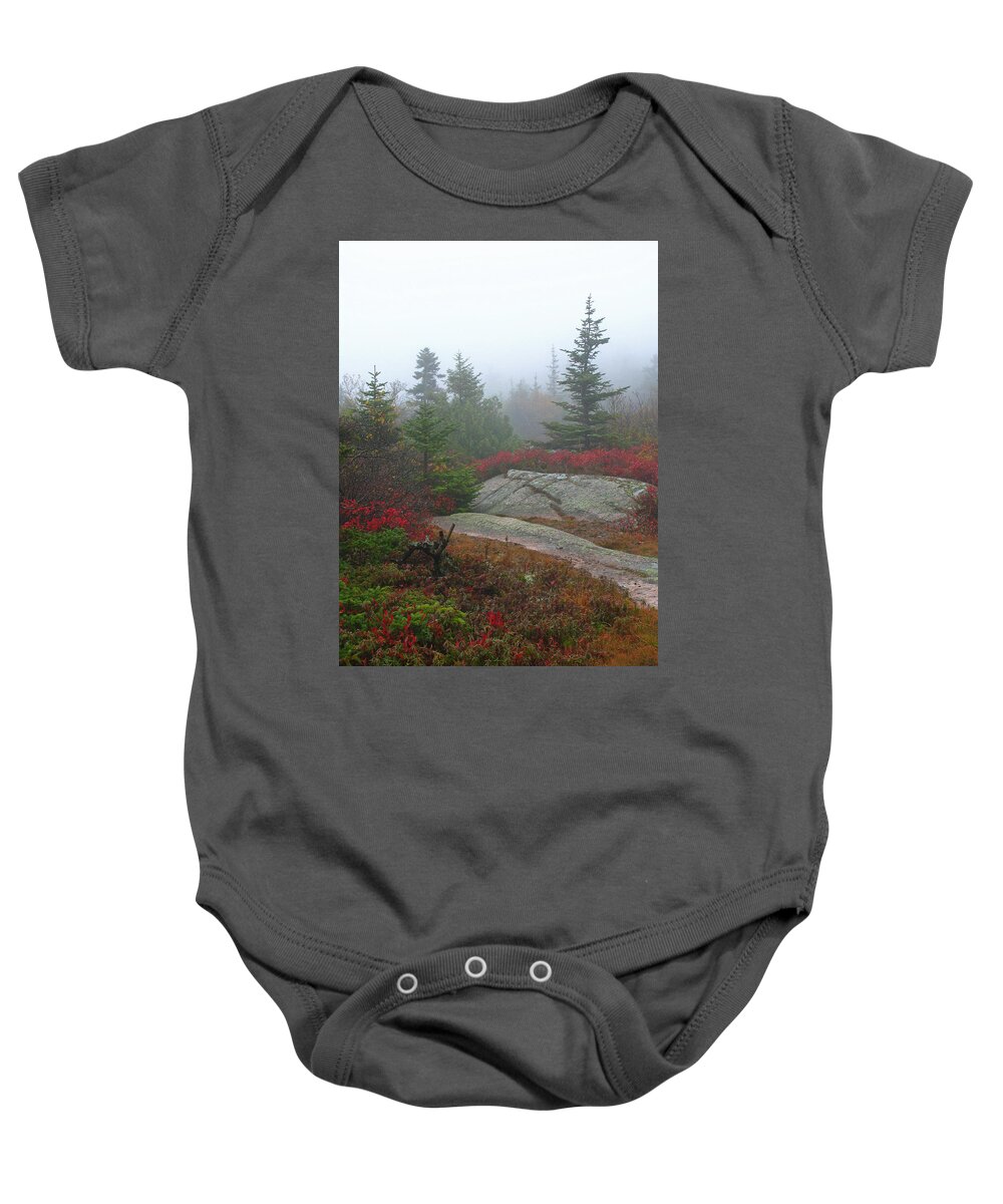 Acadia Np Baby Onesie featuring the photograph Cadillac Mountain #1 by Juergen Roth