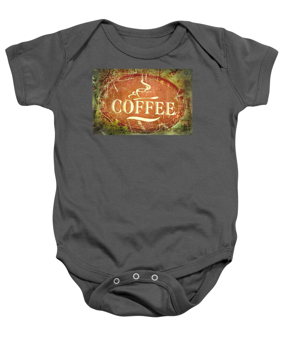 Coffee Baby Onesie featuring the photograph Coffe #1 by Gordana Stanisic
