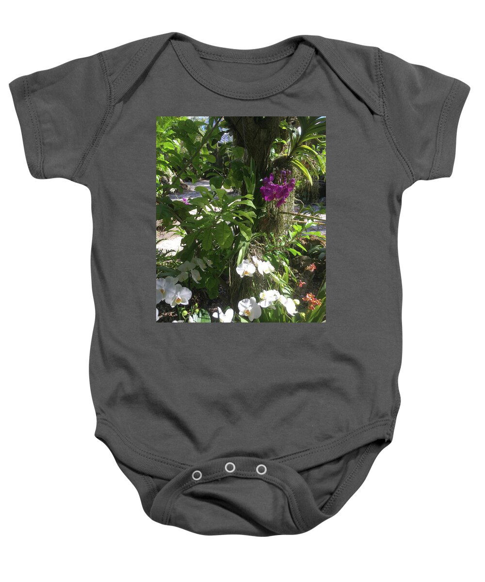 Flowers Baby Onesie featuring the photograph Flowers in Paradise #3 #1 by Susan Grunin