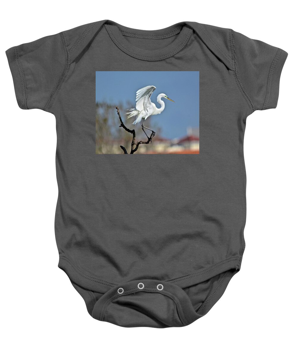 Bird Baby Onesie featuring the photograph I'll Fly Away #1 by Carol Bradley