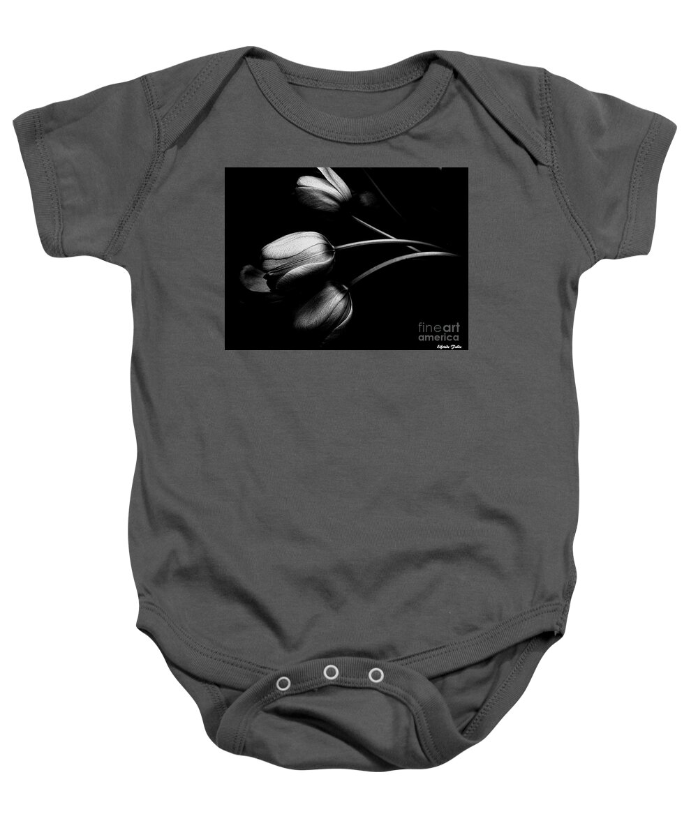 Tulip Baby Onesie featuring the photograph Incognito #2 by Elfriede Fulda