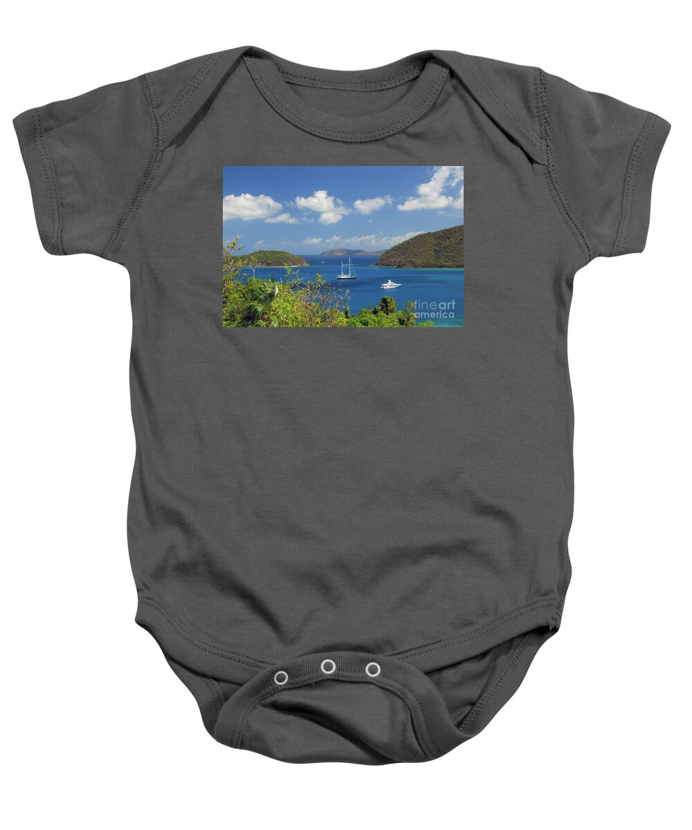 Boats Baby Onesie featuring the photograph Sail Boats #1 by Gary Wonning