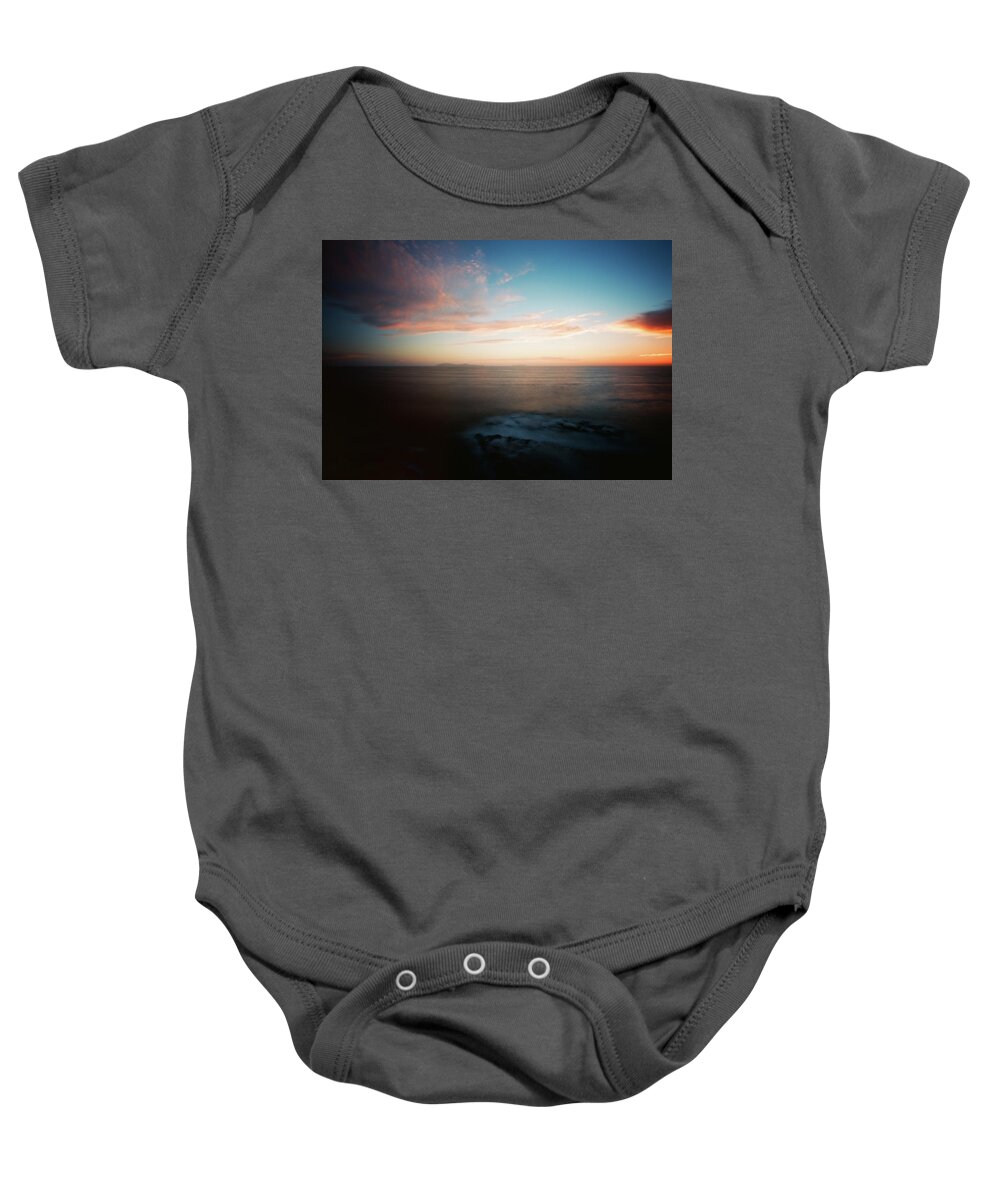 Coronado Baby Onesie featuring the photograph Sunset Over the Coronado Islands #1 by Hugh Smith
