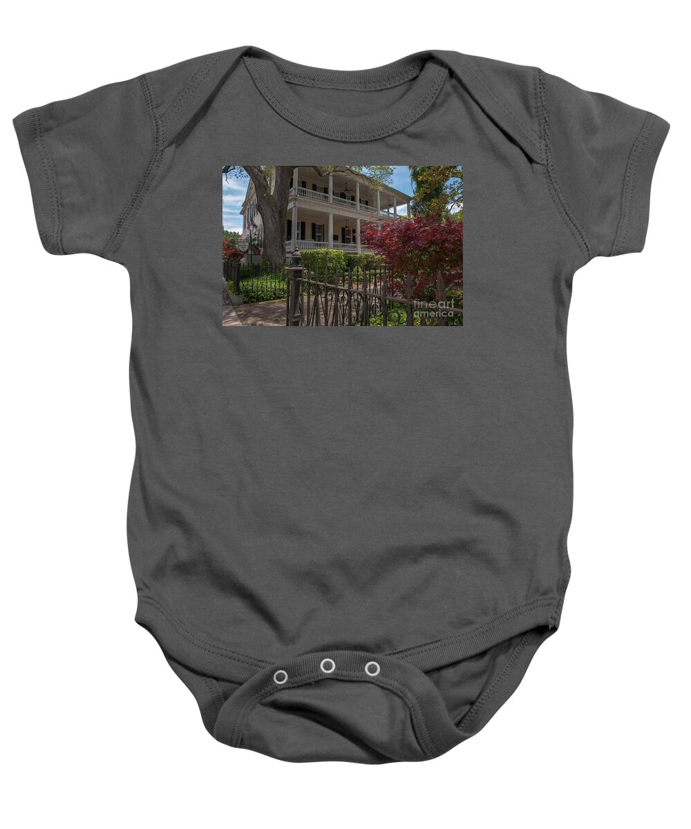 The Governor's House Inn Baby Onesie featuring the photograph The Governors House Inn by Dale Powell
