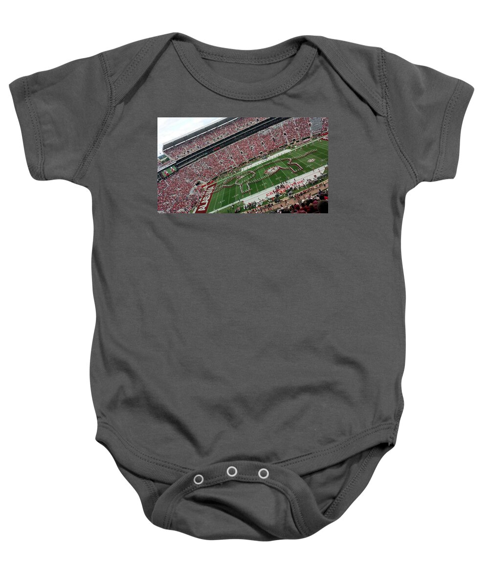 Gameday Baby Onesie featuring the photograph Tusk #1 by Kenny Glover