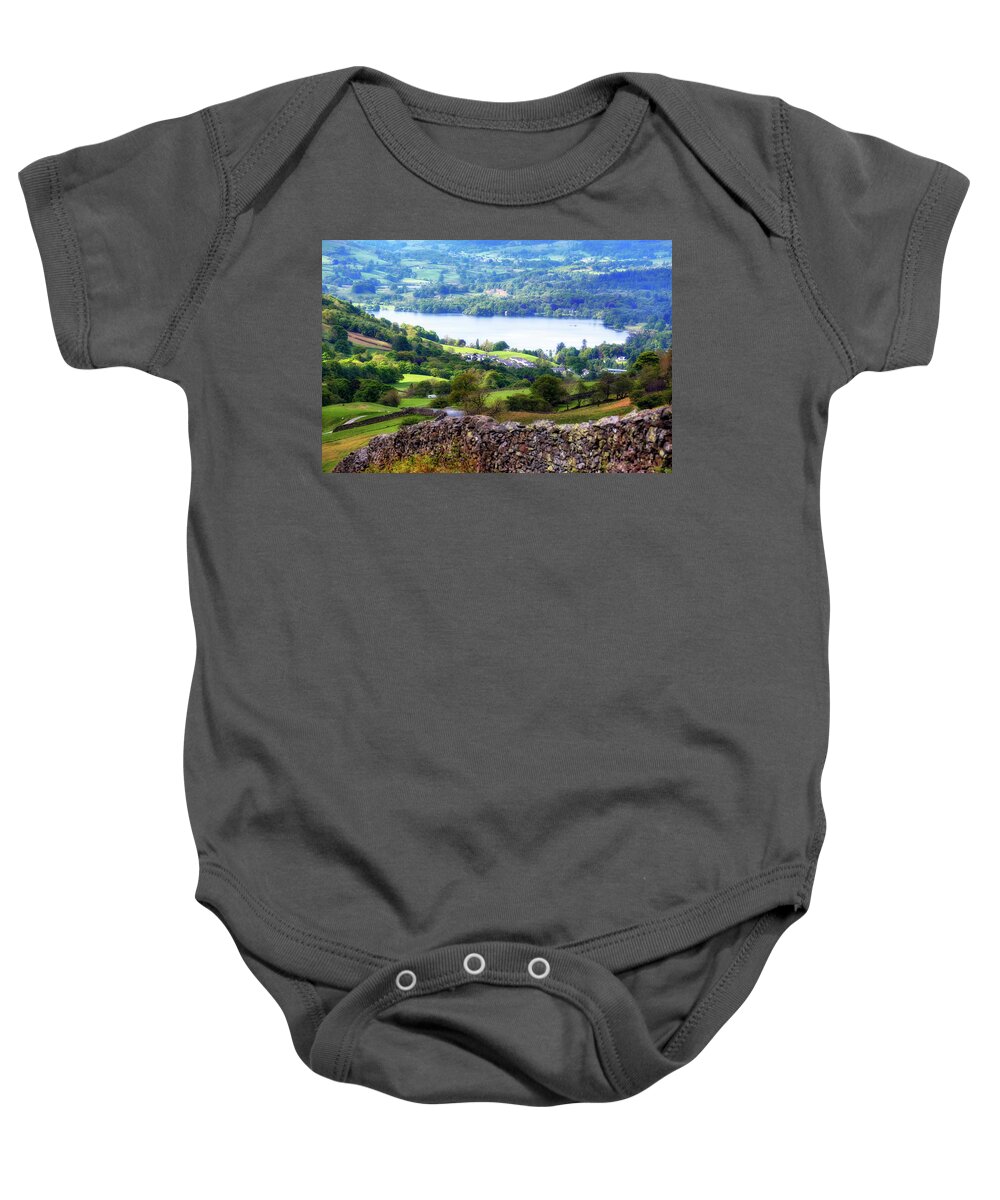 Windermere Baby Onesie featuring the photograph Windermere - Lake District by Joana Kruse