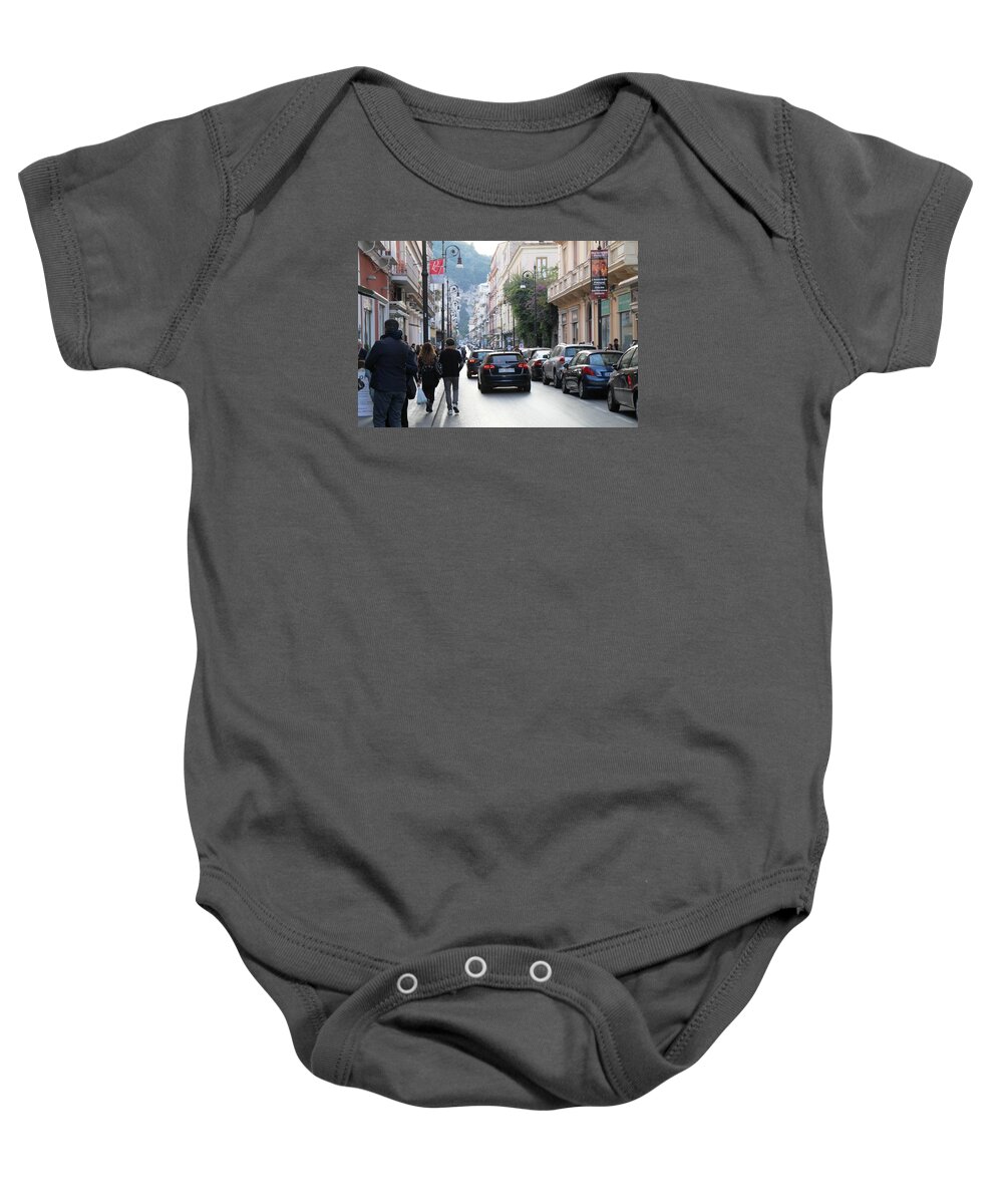 Amalfi Coast Baby Onesie featuring the photograph Sorrento #13 by Donn Ingemie