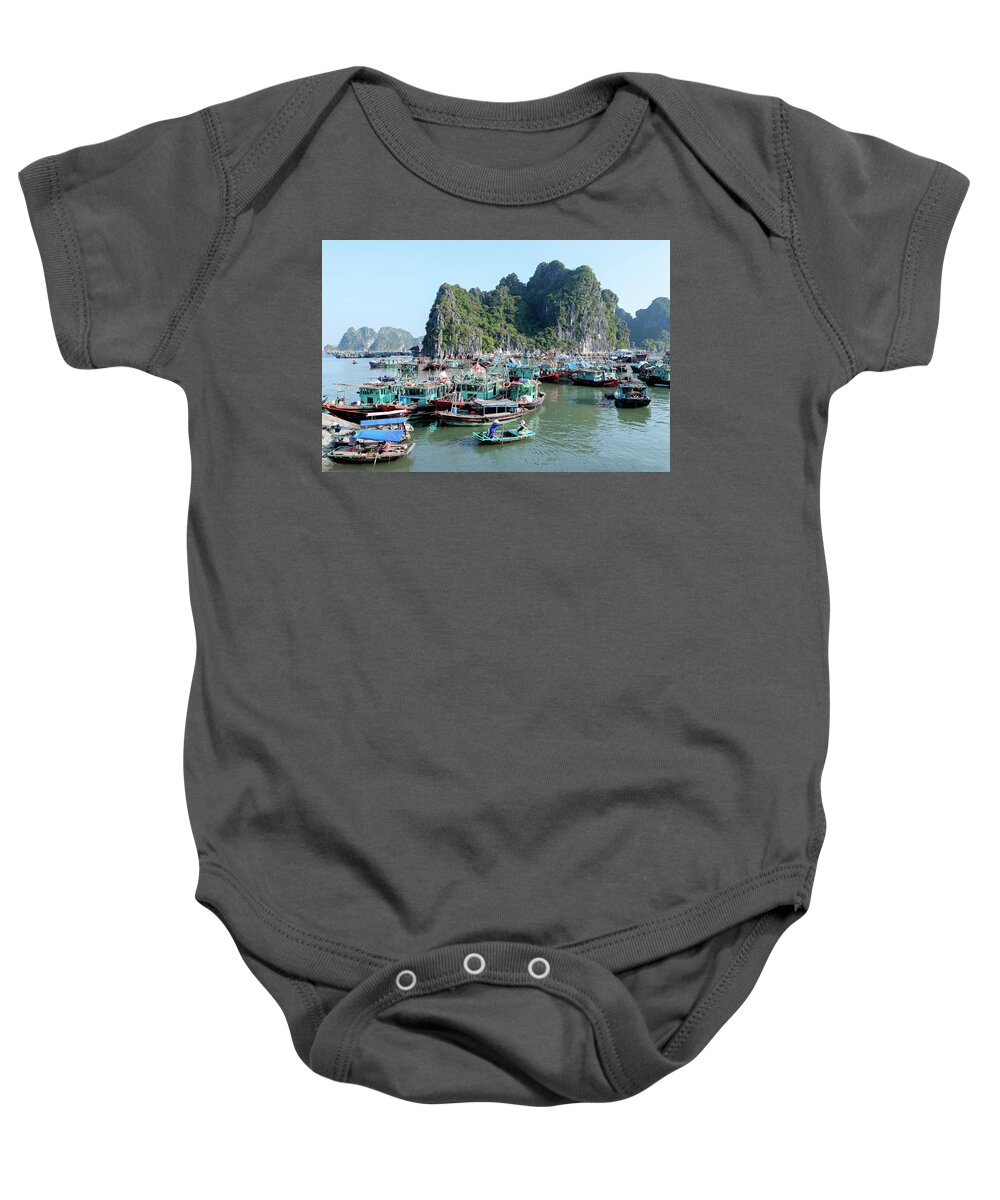 Halong Bay Baby Onesie featuring the photograph Halong Bay - Vietnam #13 by Joana Kruse