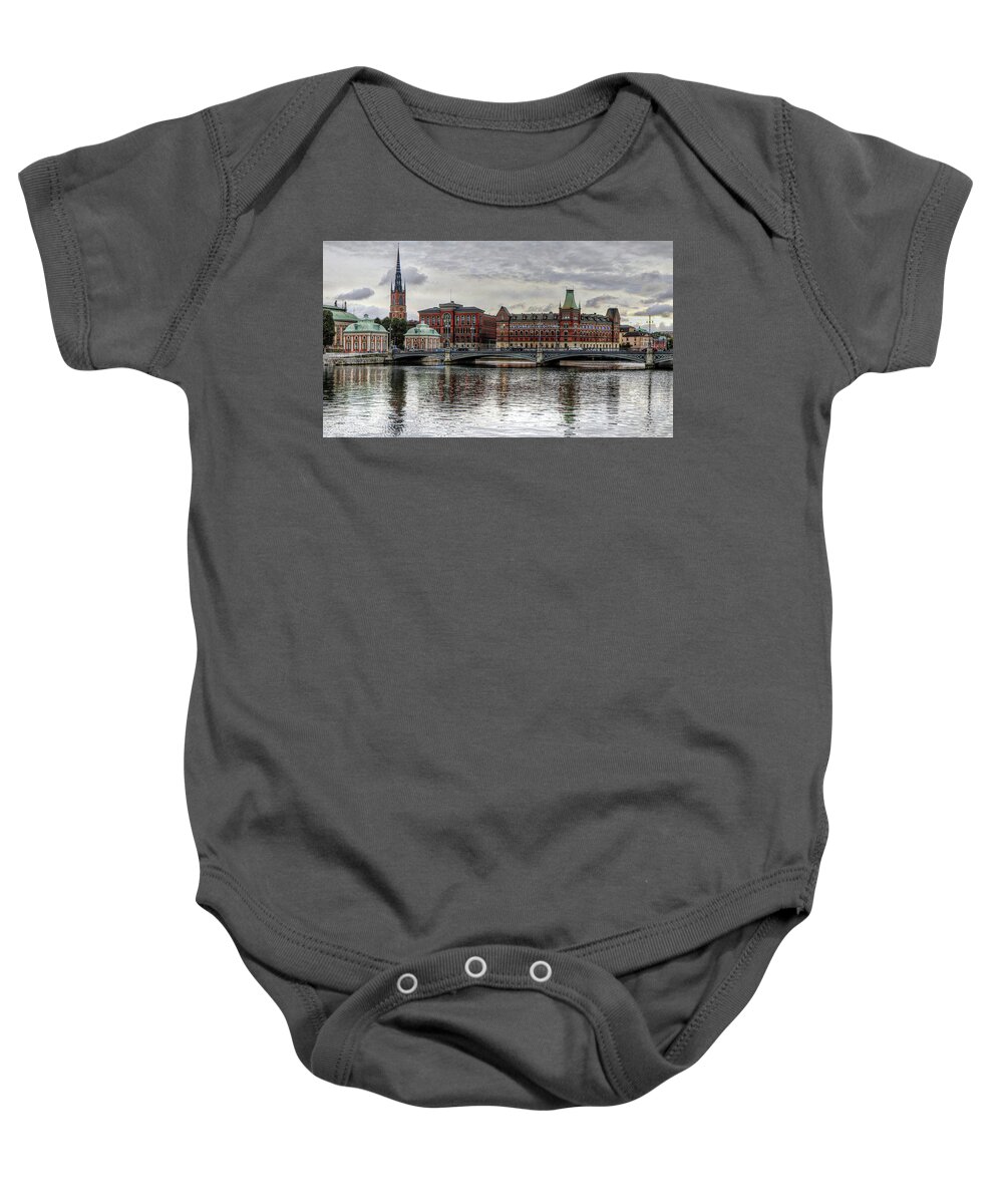 Stockholm Sweden Baby Onesie featuring the photograph Stockholm Sweden #13 by Paul James Bannerman