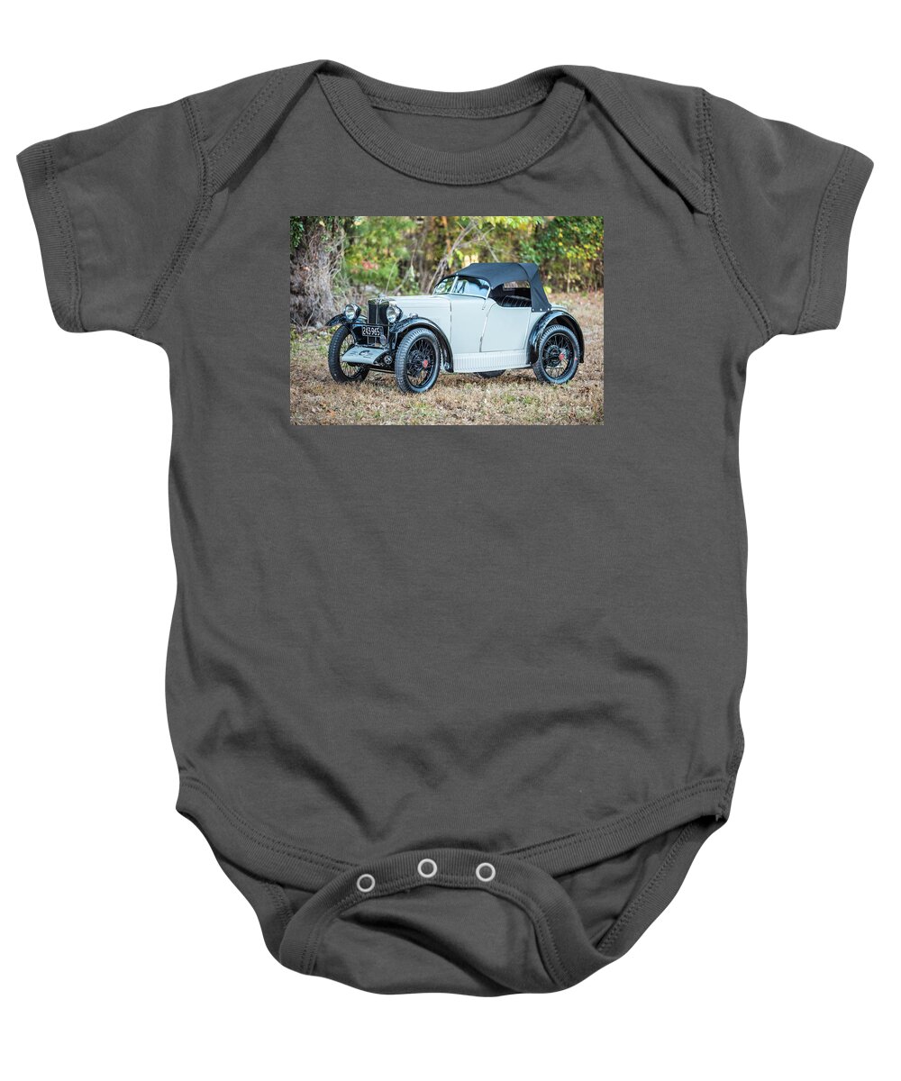 1930 Mg Baby Onesie featuring the photograph 1743.031 Wood Top 1930 MG #1743031 by M K Miller