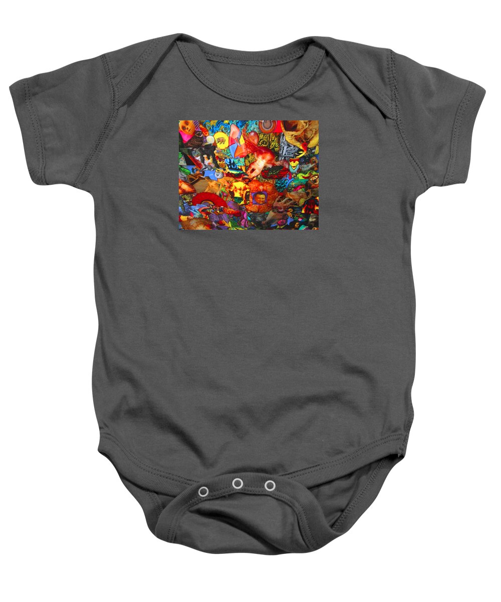  Baby Onesie featuring the painting Flesh Detail 4 by Steve Fields