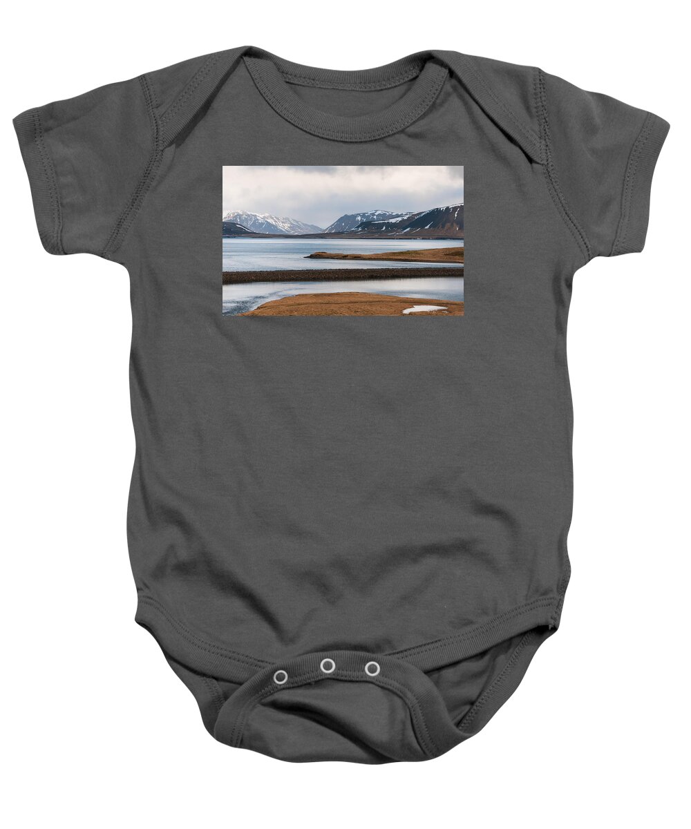 Icelandic Baby Onesie featuring the photograph Icelandic mountain Landscape by Michalakis Ppalis