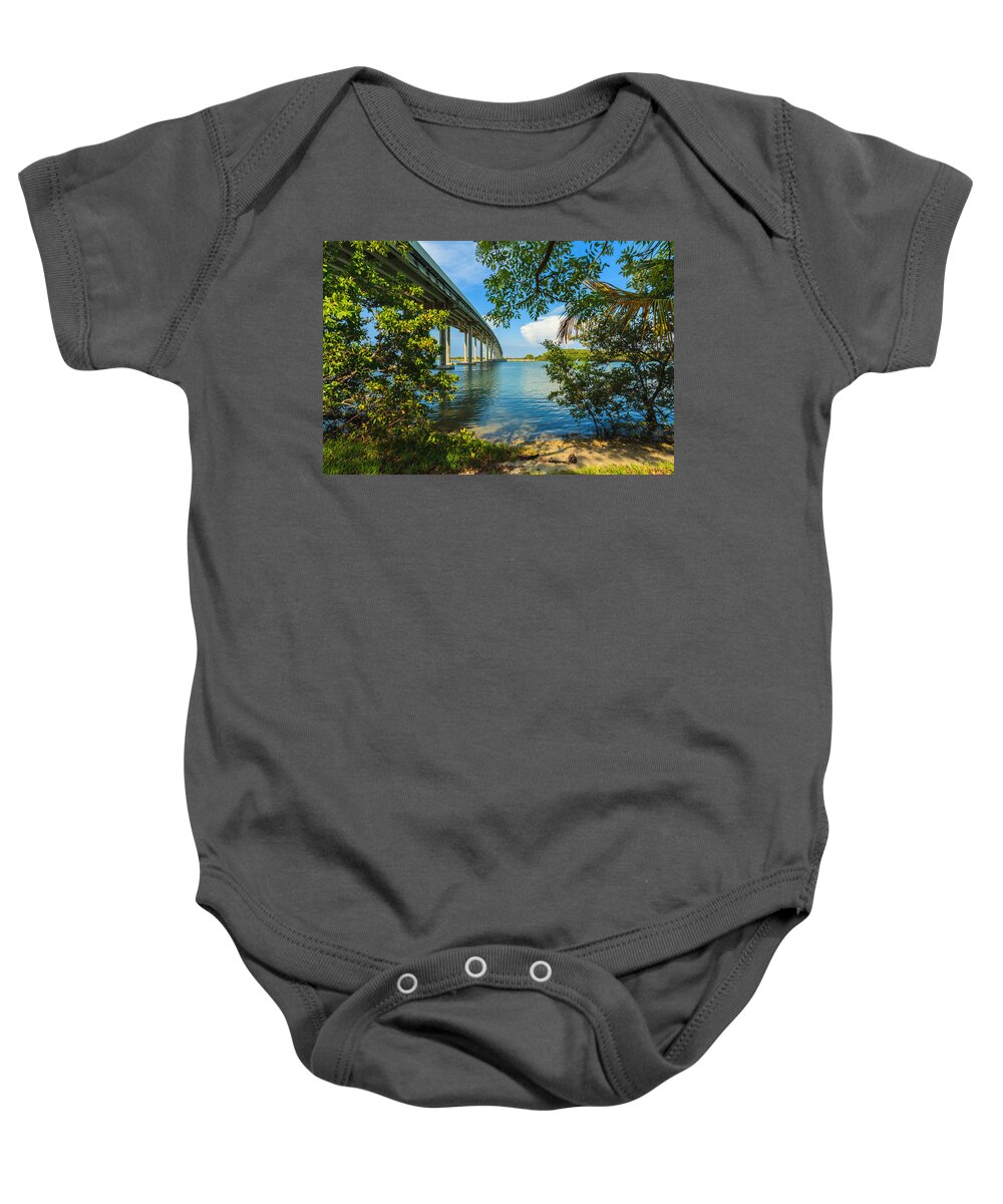 Everglades Baby Onesie featuring the photograph San Marco Bridge #2 by Raul Rodriguez