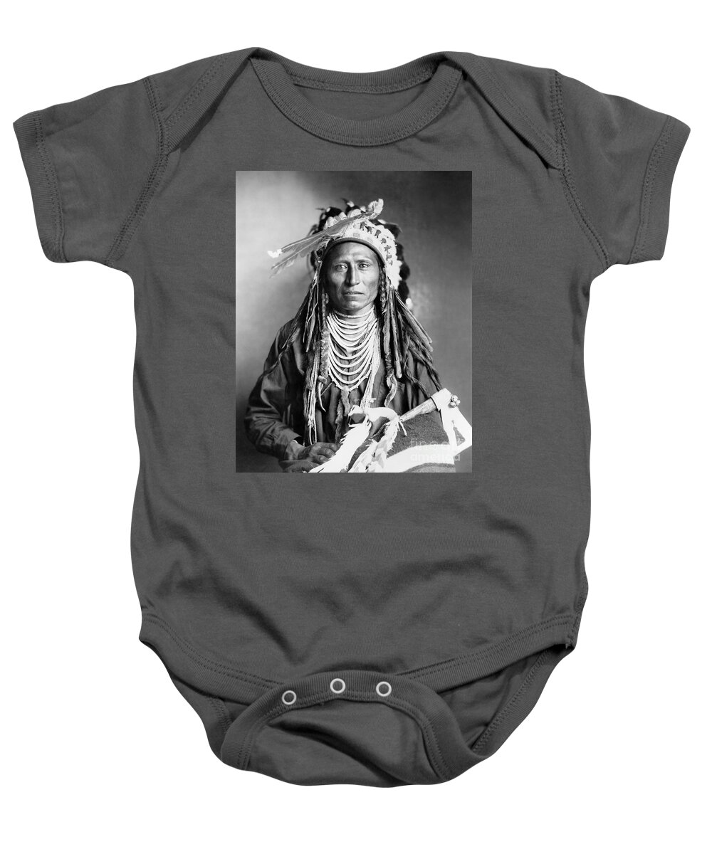 1899 Baby Onesie featuring the photograph Shoshone Native American #2 by Granger
