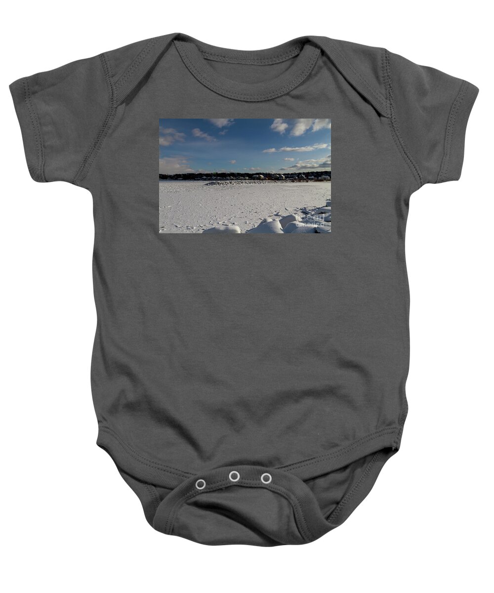 Waterfront Baby Onesie featuring the photograph Waterfront Living #2 by William Norton