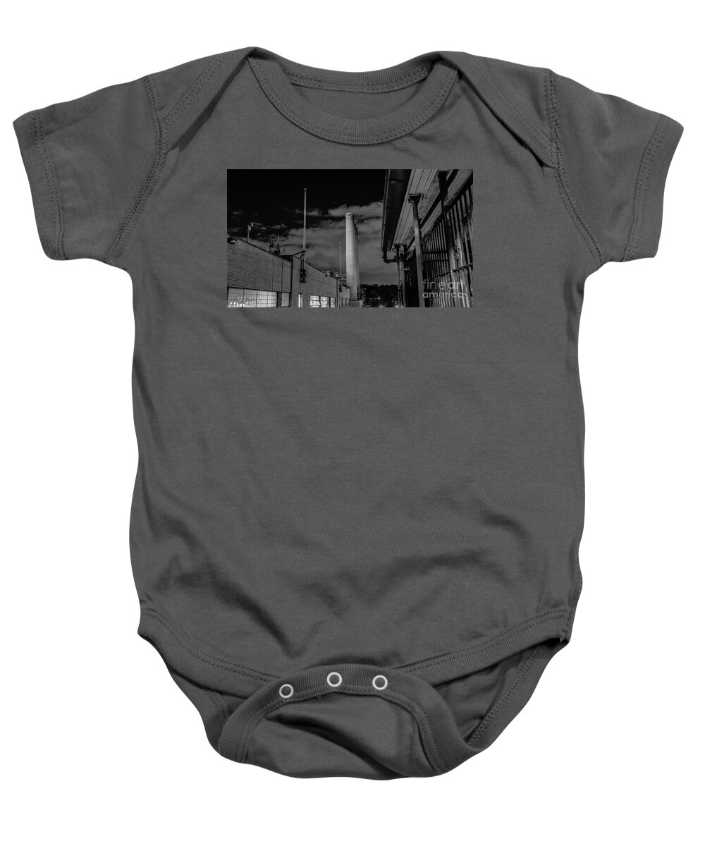 2015 Baby Onesie featuring the photograph 215th Street Smokestacks by Cole Thompson