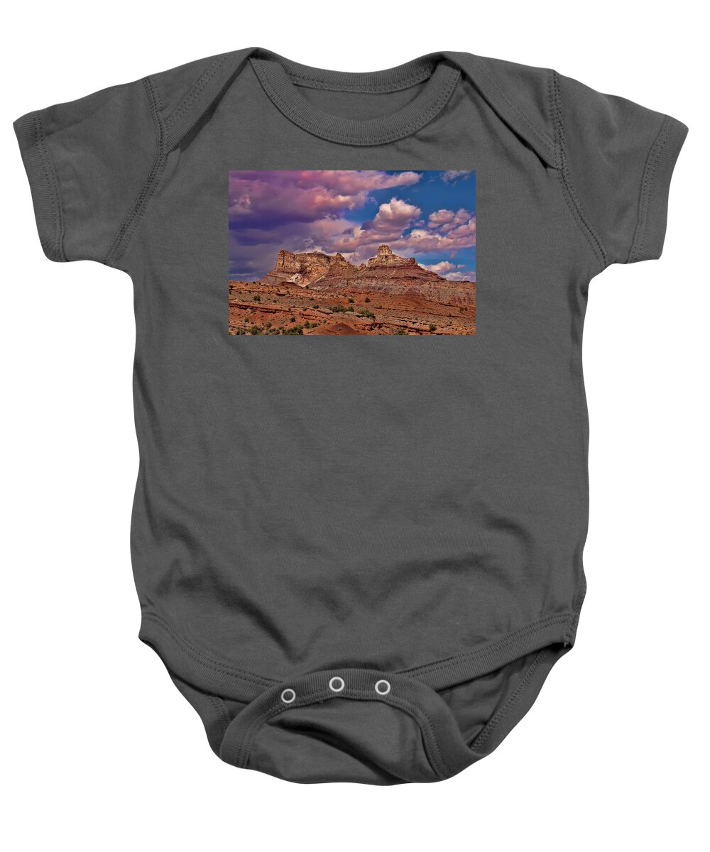 San Rafael Swell Baby Onesie featuring the photograph San Rafael Swell #232 by Mark Smith