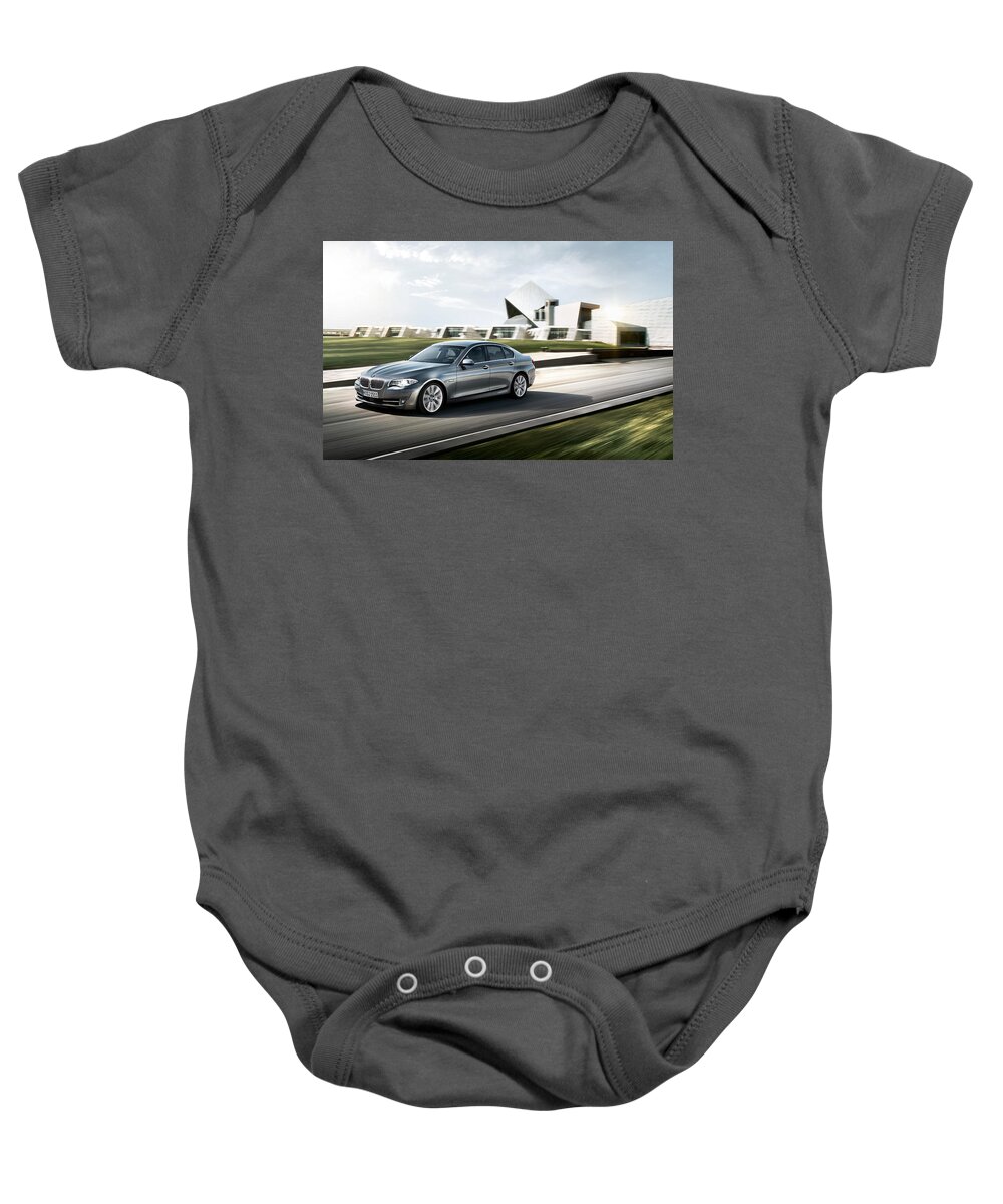Bmw Baby Onesie featuring the digital art BMW #24 by Super Lovely