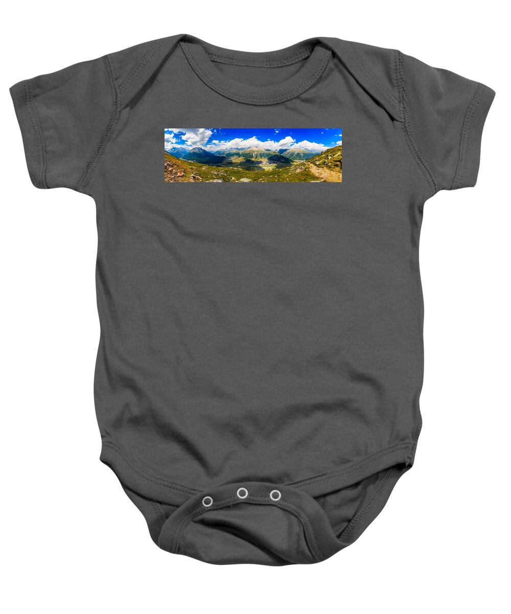 Bavarian Baby Onesie featuring the photograph Swiss Mountains #25 by Raul Rodriguez