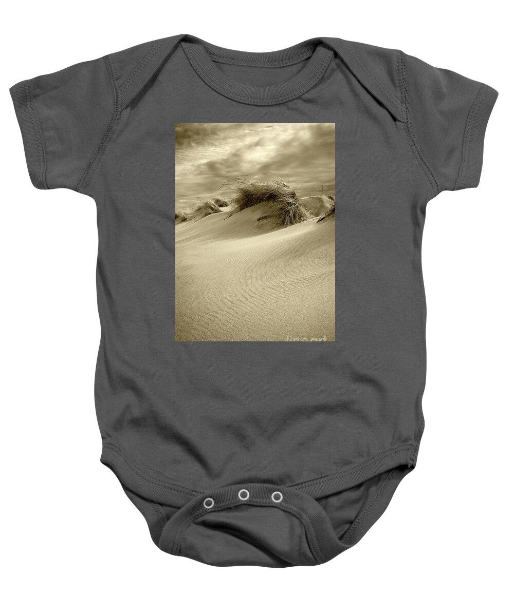 Sand Baby Onesie featuring the photograph Sand Dunes #1 by Timothy Johnson