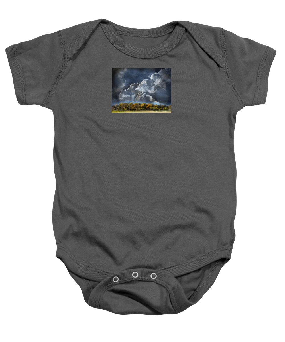 Trees Baby Onesie featuring the photograph 3985 by Peter Holme III