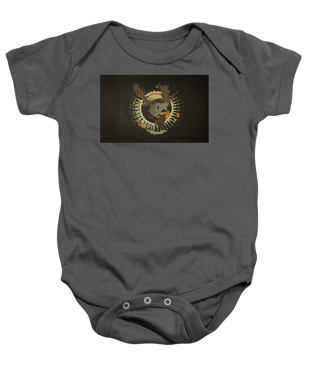 Comics Baby Onesie featuring the digital art Comics #4 by Super Lovely