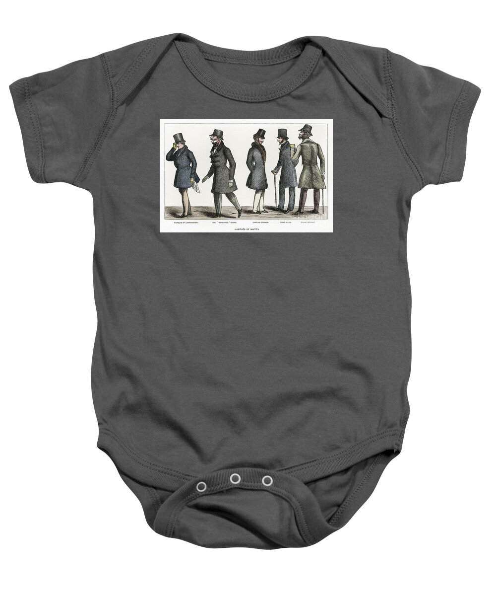 1810s Baby Onesie featuring the drawing LONDON, c1815. #4 by Granger