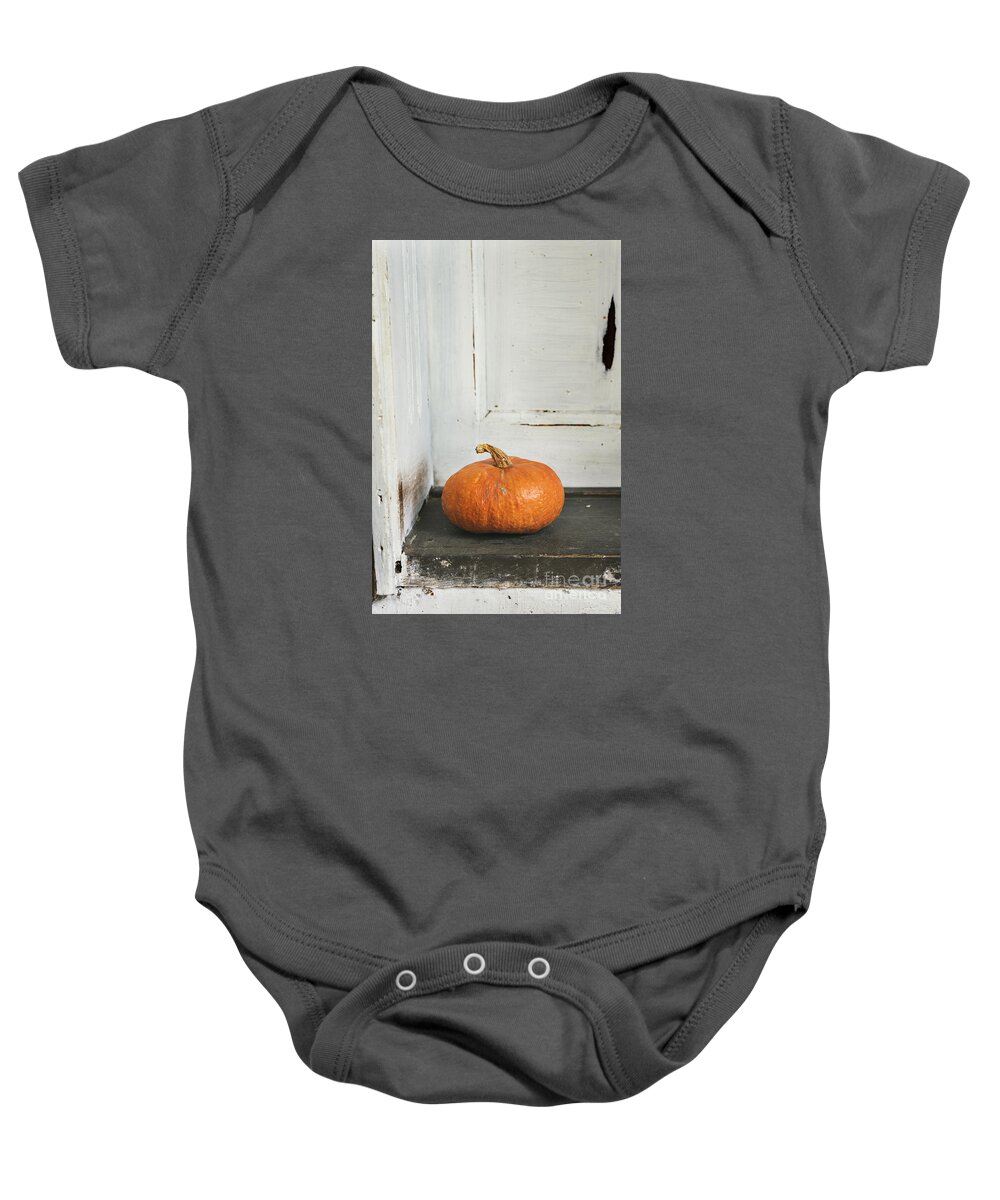 Pumpkin Baby Onesie featuring the photograph Pumpkin by Jelena Jovanovic