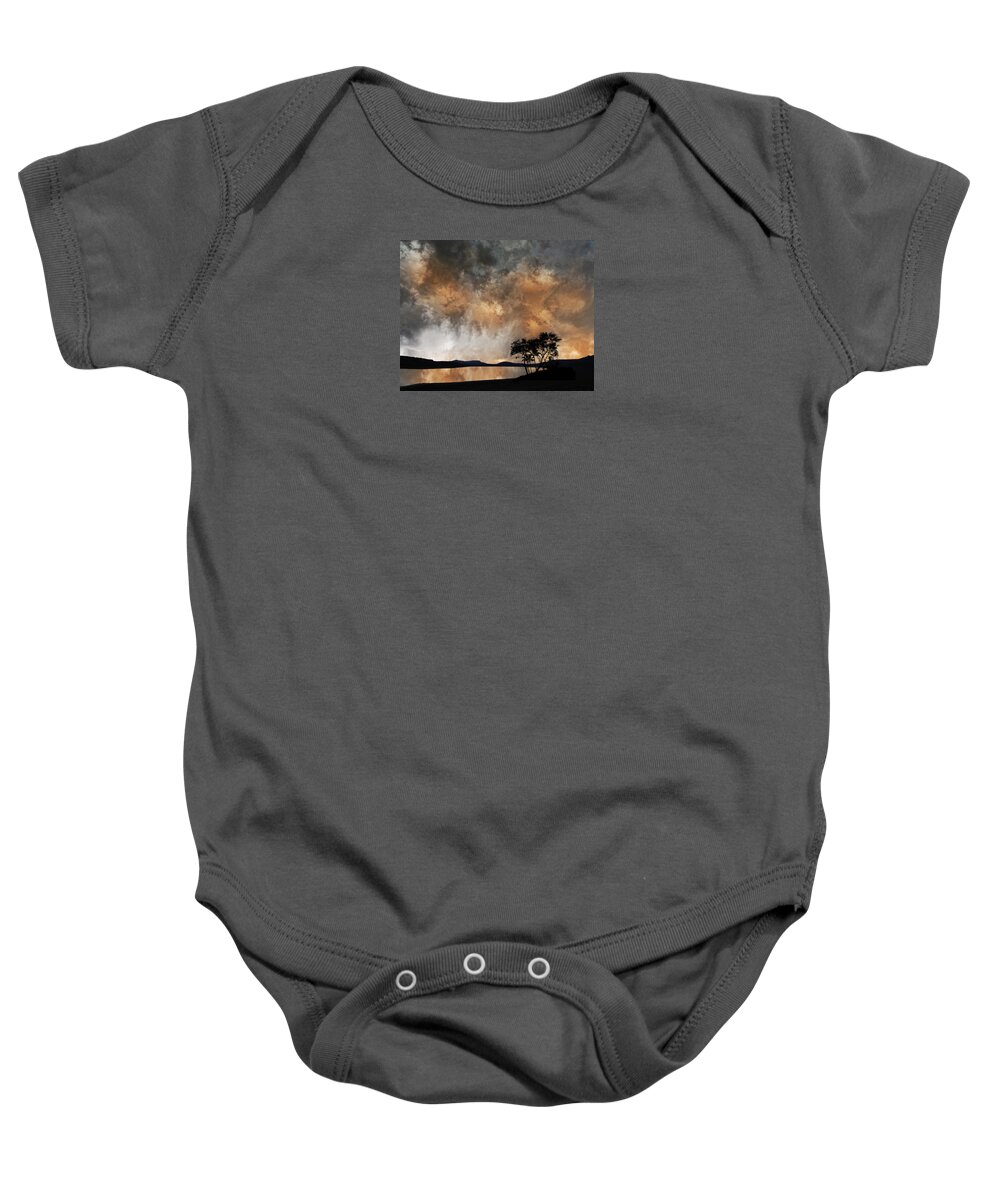 Trees Baby Onesie featuring the photograph 4056 by Peter Holme III